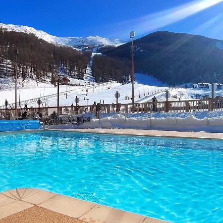 T2 + Coin Montagne - Wifi/Piscine - Les Orres 1800アパートメント エクステリア 写真